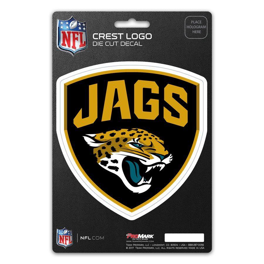 NFL Jaguars New Logo - Jacksonville Jaguars Crest Logo Shield Decal