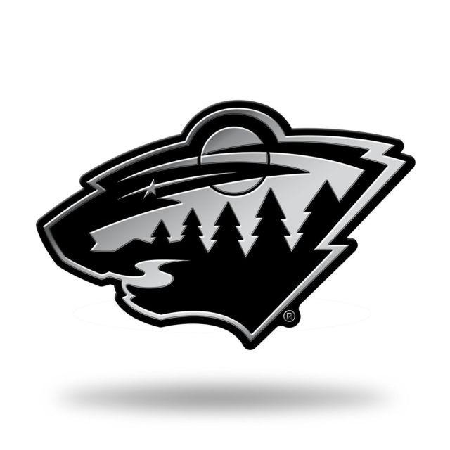 Minnesota Wild Logo - Minnesota Wild Logo 3D Chrome Decal Sticker Truck Car Rico NHL