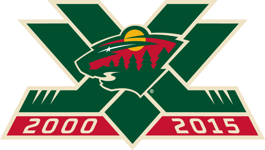 Minnesota Wild Logo - Minnesota Wild Anniversary Logo - National Hockey League (NHL ...