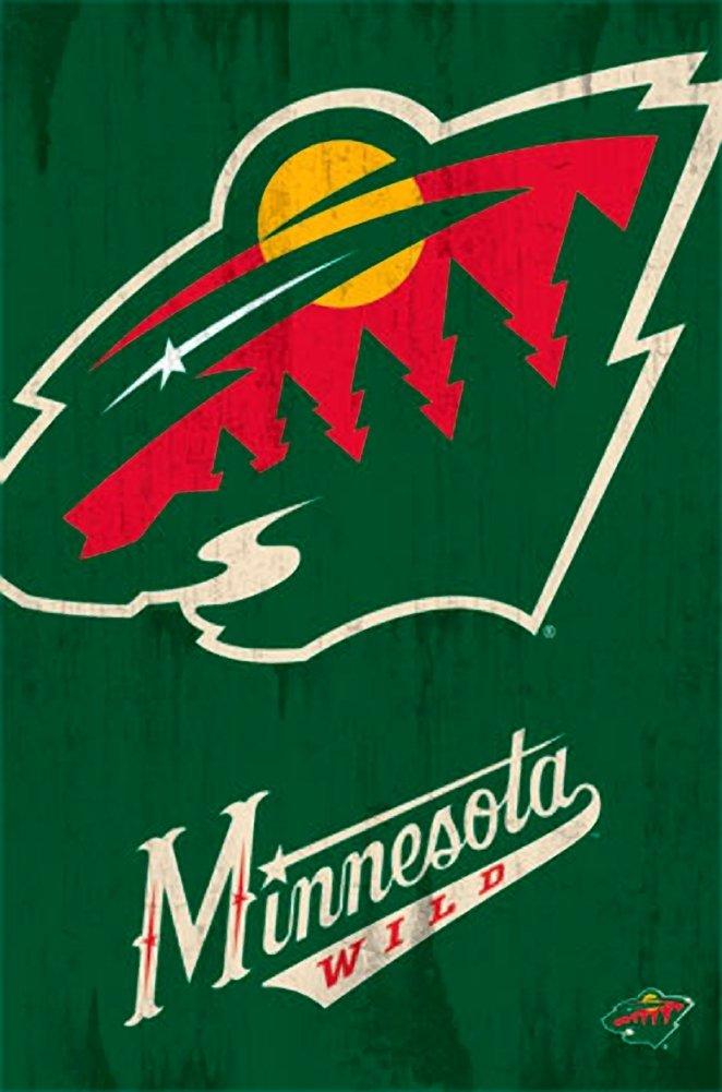 Minnesota Wild Logo - Minnesota Wild Logo 13 Wall Poster