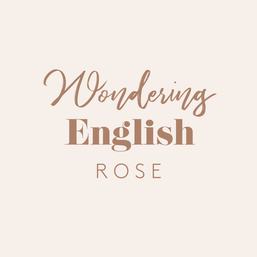 English Rose Logo - Wondering English Rose — Emma Curran Design - Professional Graphic ...