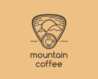 Mountain Coffee Logo - Mountain coffee Designed