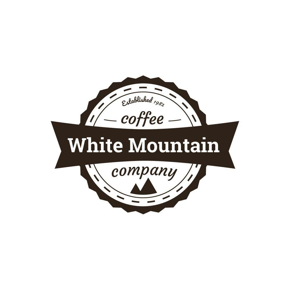 Mountain Coffee Logo - Cameron Gustavson - White Mountain Coffee Logo