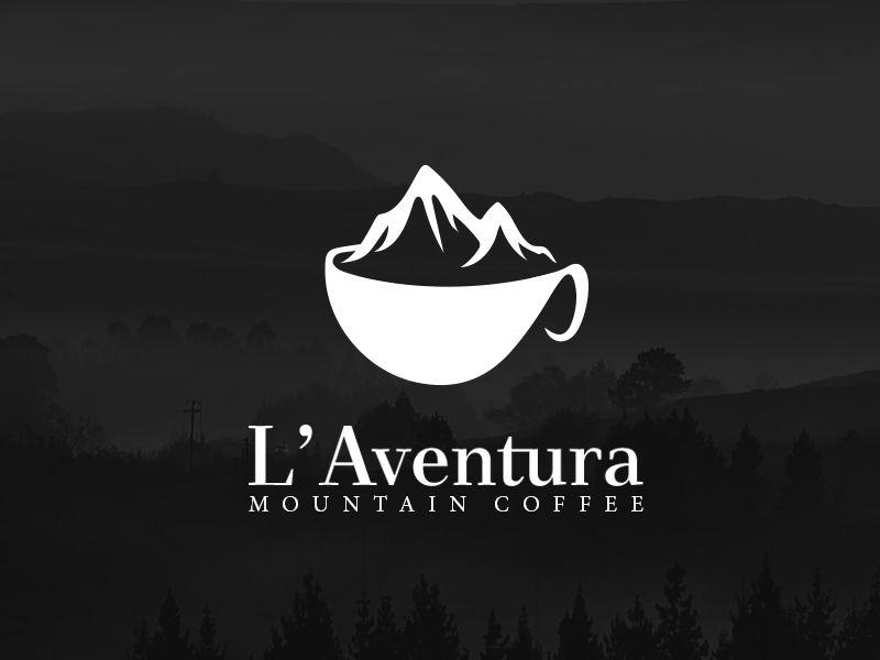 Mountain Coffee Logo - L'Aventura Logo Design
