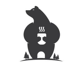 Mountain Coffee Logo - Bear Mountain Coffee Logo Designed