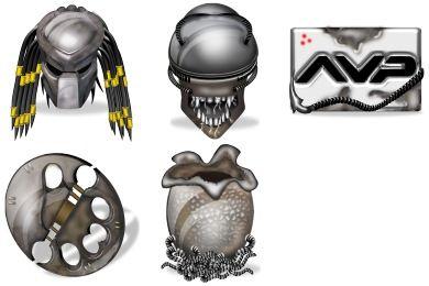 Alien vs Predator Logo - Logo avp Icon | Alien vs. Predator Iconset | Iconshock