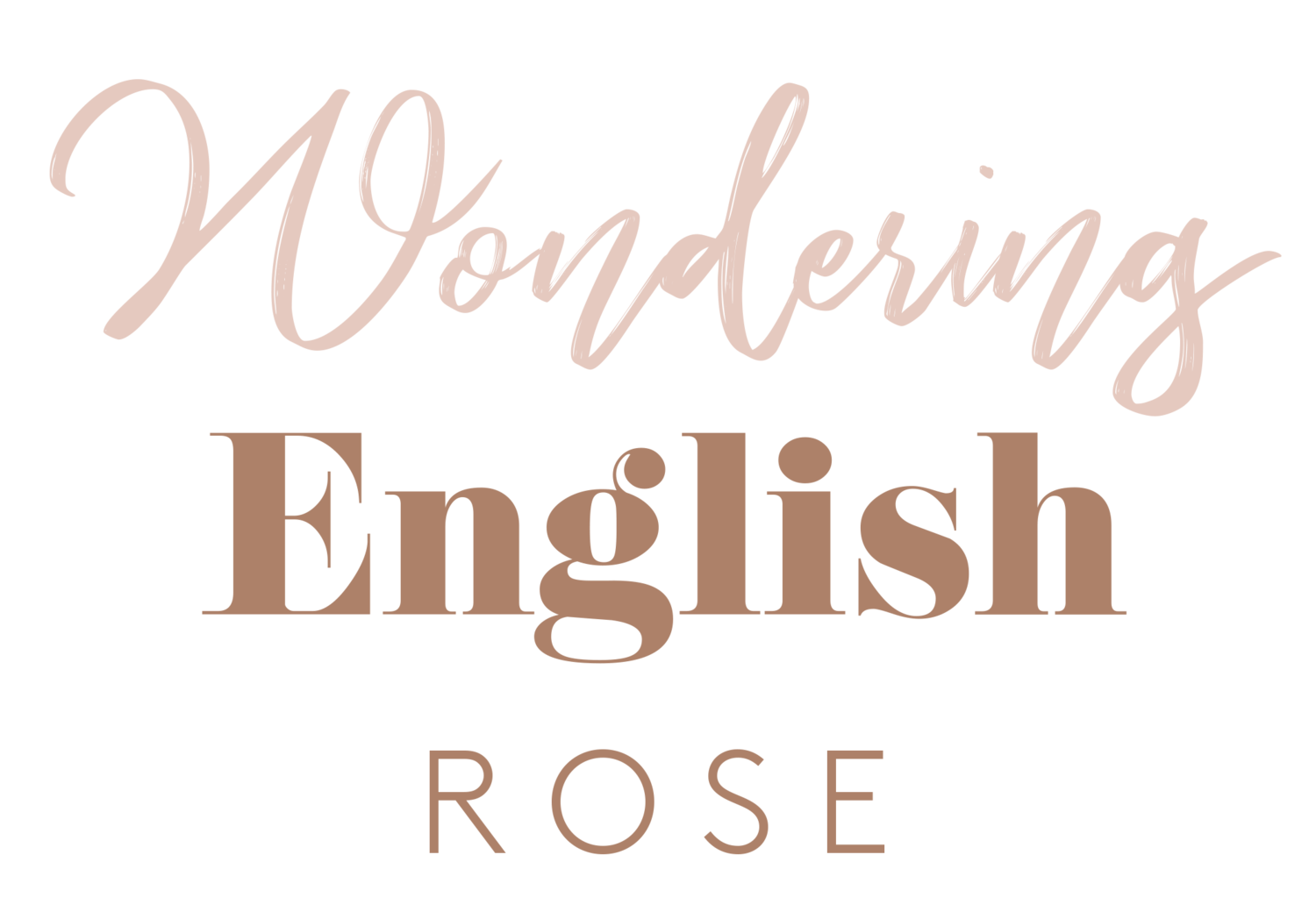 English Rose Logo - Wondering English Rose • A British Travel & Lifestyle Blog