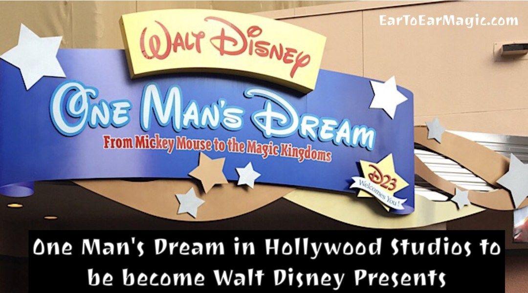 2017 Walt Disney Presents Logo - One Man's Dream Changing to Walt Disney Presents. Ear to Ear Magic