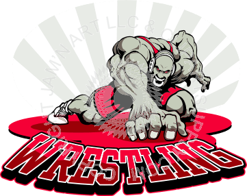 Cool Wrestling Logo - Wrestling logo with man