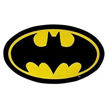 Yellow and Black Batman Logo - Childrens/Kids Batman Logo Bedroom Floor Rug/Mat (98cm x 57cm ...