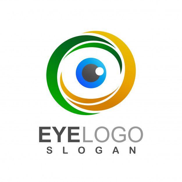 Optical Logo - Eye optical logo template Vector | Premium Download