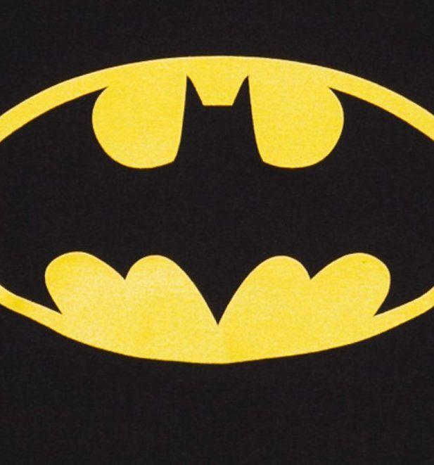 Yellow and Black Batman Logo - Women's Black Batman Logo DC Comics T-Shirt