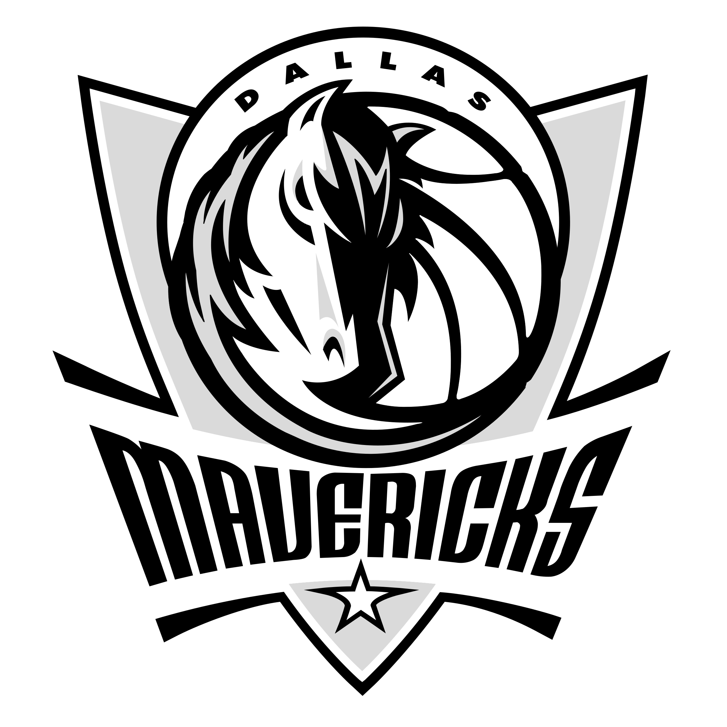 Dallas Maverick Logo - Dallas Mavericks Logo PNG Transparent & SVG Vector - Freebie Supply