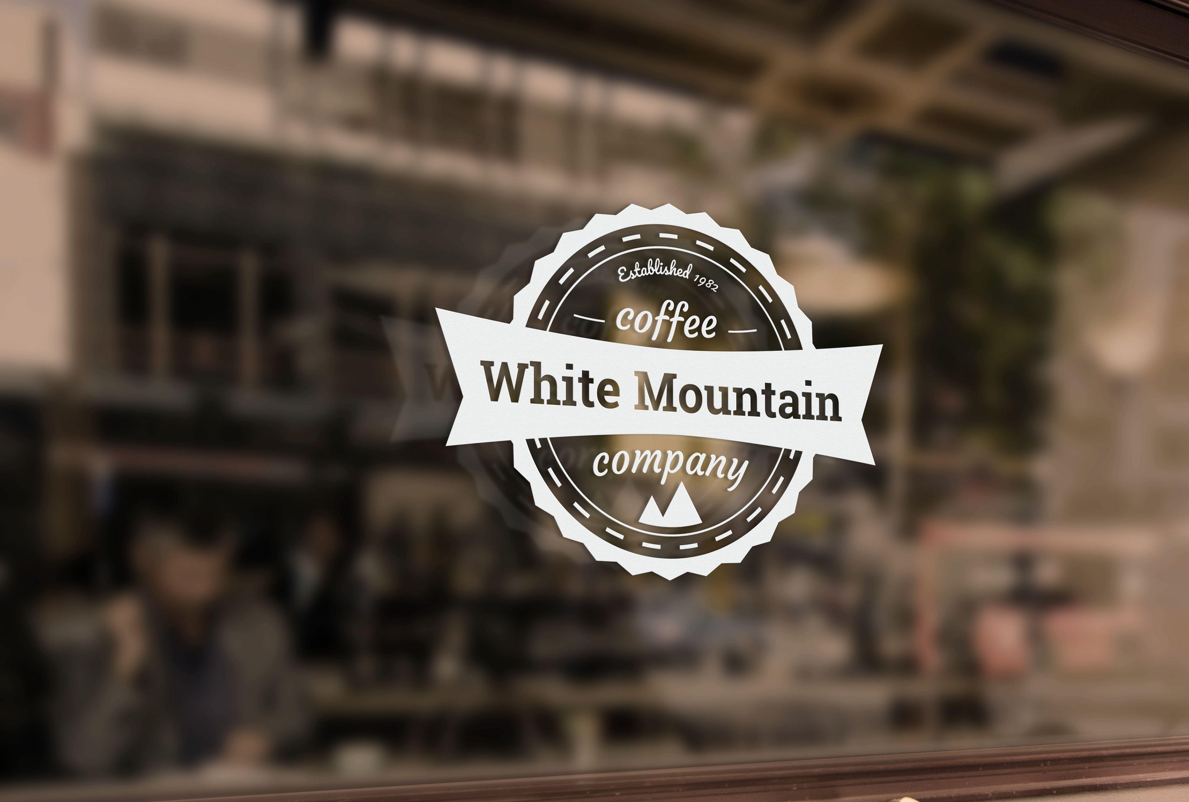 Mountain Coffee Logo - Cameron Gustavson - White Mountain Coffee Logo