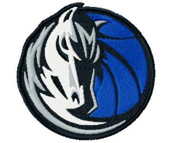 Dallas Maverick Logo - Dallas Mavericks logo machine embroidery design for instant download