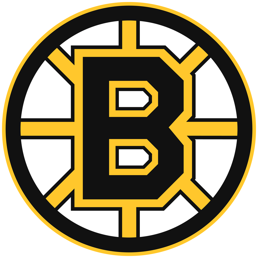 Circle in a Black B Logo - Boston Bruins Primary Logo (1995 96 2006 07) Black B Inside A