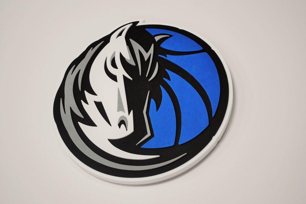 Dallas Maverick Logo - Dallas Mavericks 3D Fan Foam Logo Sign