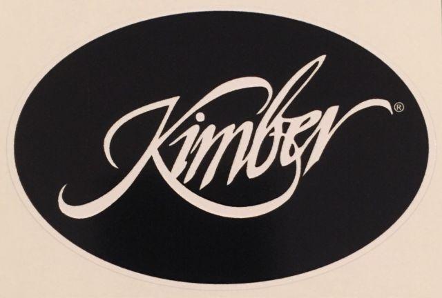 Kimber Logo - Kimber Handgun Logo Vinyl Sticker Decal Black | eBay