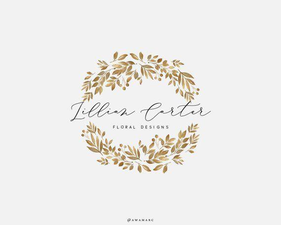 Gold Leaf Logo - Gold Leaves Logo Design Gold Leaf Logo Pre Made Gold Logo