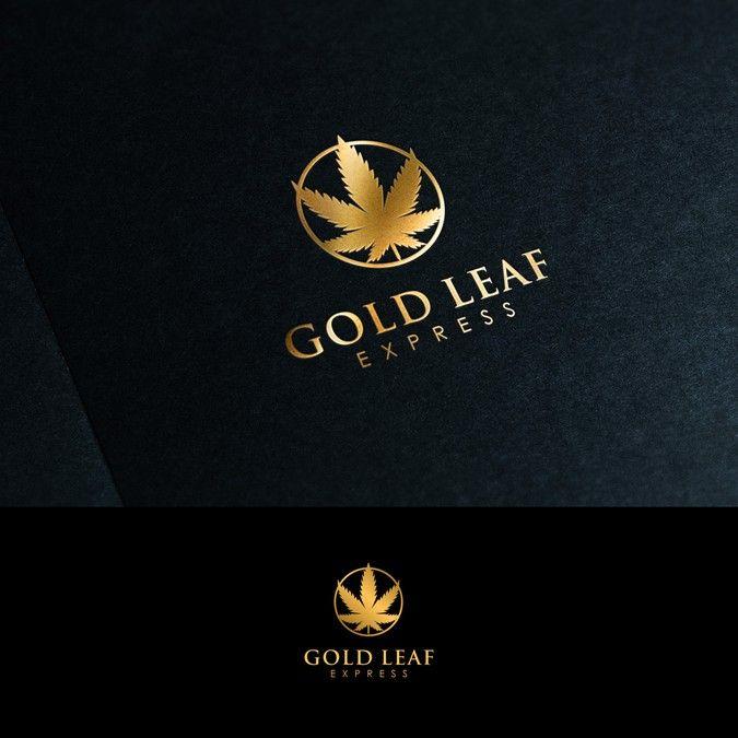 Gold Leaf Logo - Gold Leaf Express Needs Sleek E Commerce Logo Design. Logo Design