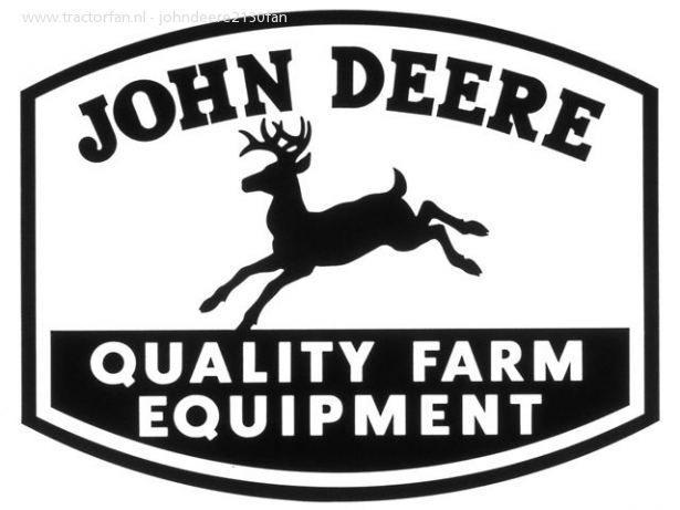 Old John Deere Logo - John Deere Logo. The deer's antlers were turned forward
