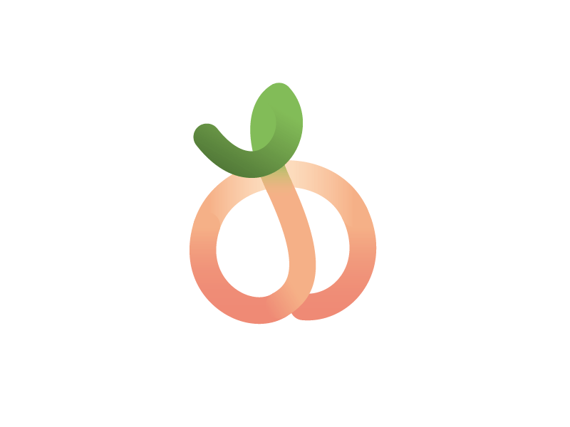 PEASH Logo - Peach logo by Cindy Lam | Dribbble | Dribbble