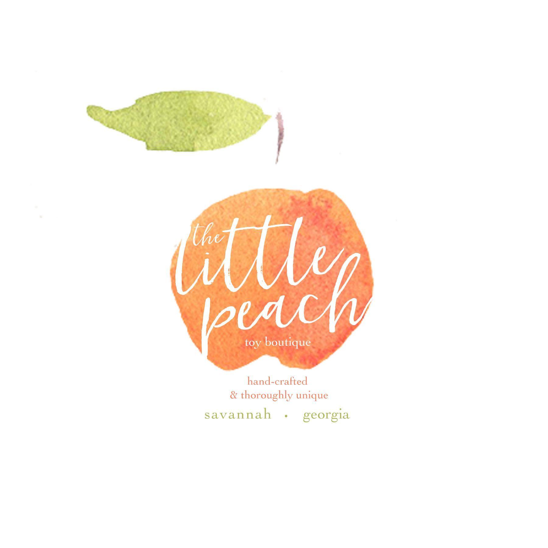 Peach Logo - The Little Peach logo by Harper Maven Design | www.harpermavendesign ...