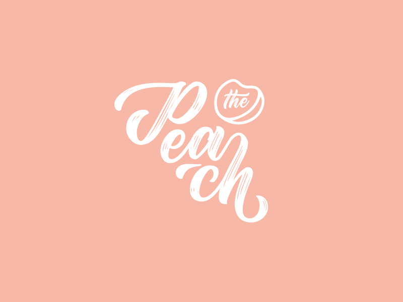 Peach Logo - The Peach logo option by Jennifer Bianchi | Dribbble | Dribbble