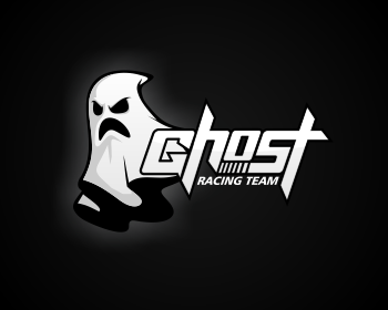 White Ghost Logo - Ghost Racing Team logo design contest. Logo Designs by masjacky