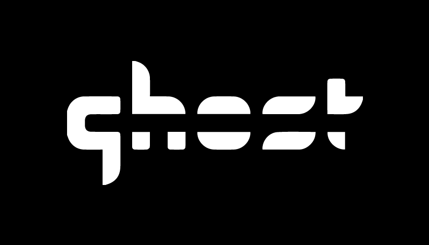 Black And White Ghost Logo Logodix