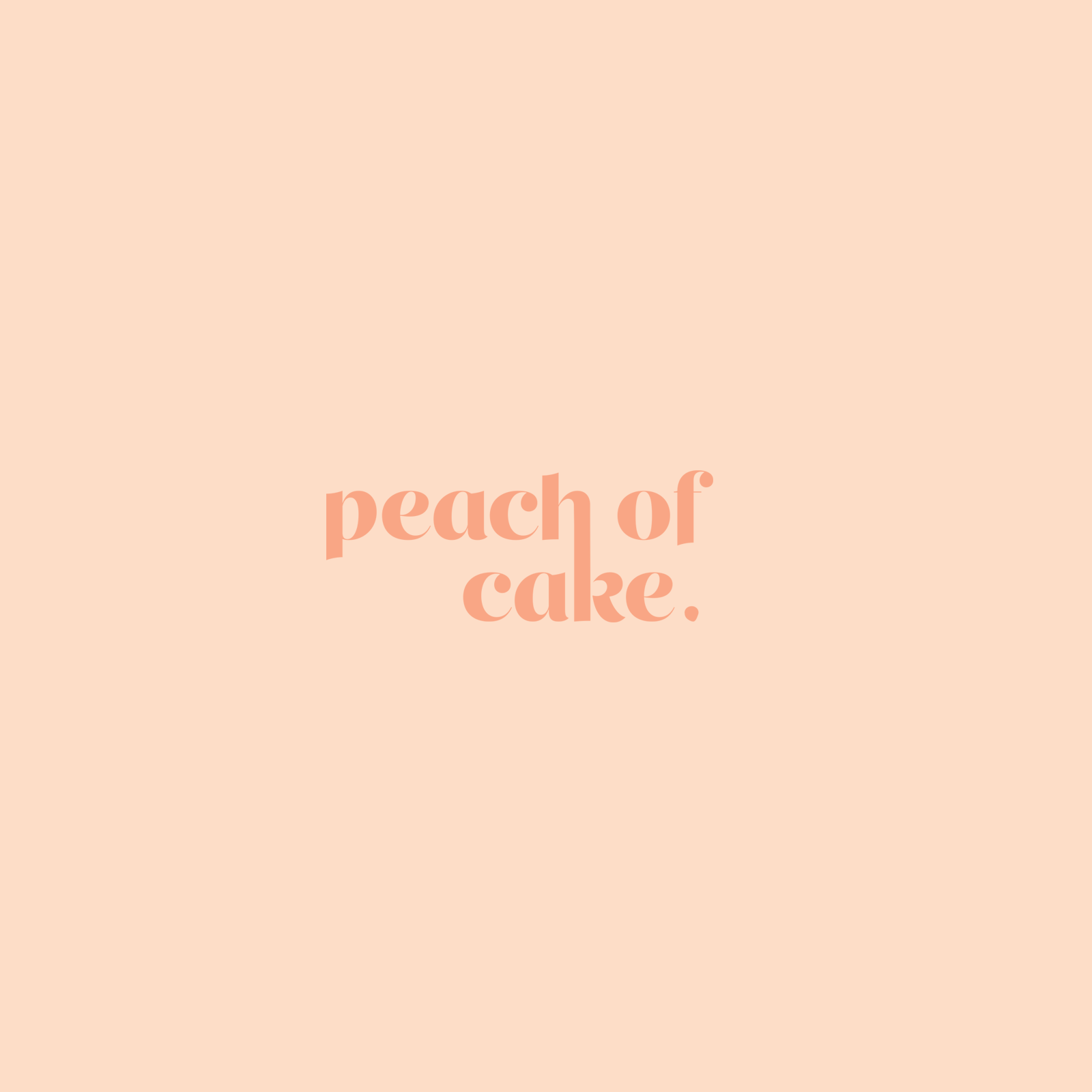 PEASH Logo - Peach Of Cake | Type design | Logo design, Branding, Branding design