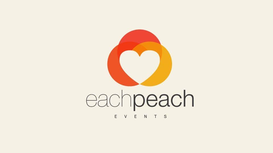 Peach Logo - each peach. Alan Campbell : Freelance Graphic Design : Web Design