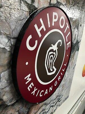 Chipotle Mexican Grill Logo - CHIPOTLE MEXICAN GRILL Logo Sign - $40.00 | PicClick