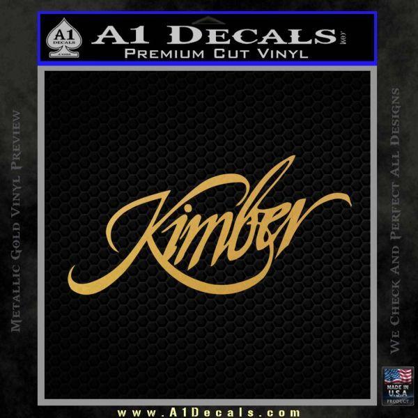 Kimber Logo - Kimber Firearms Decal Sticker » A1 Decals