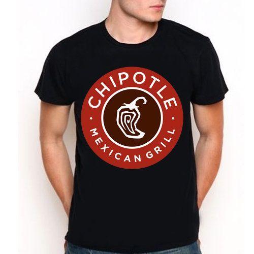 Chipotle Mexican Grill Logo - Chipotle Mexican Grill Jalapeno Chili Pepper Logo Symbol Black T