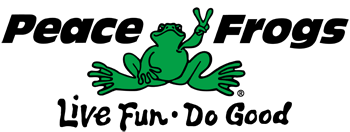 Hippie Frog Logo - Positively Peaceful Living for Nearly Three Decades with Peace Frogs ...