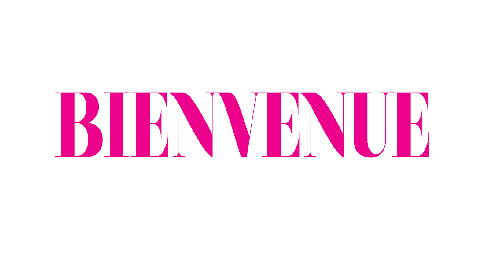 French Magazine Logo - ROGER NORHEIM COLLECTIONS: LOGO FOR BIENVENUE MAGAZINE