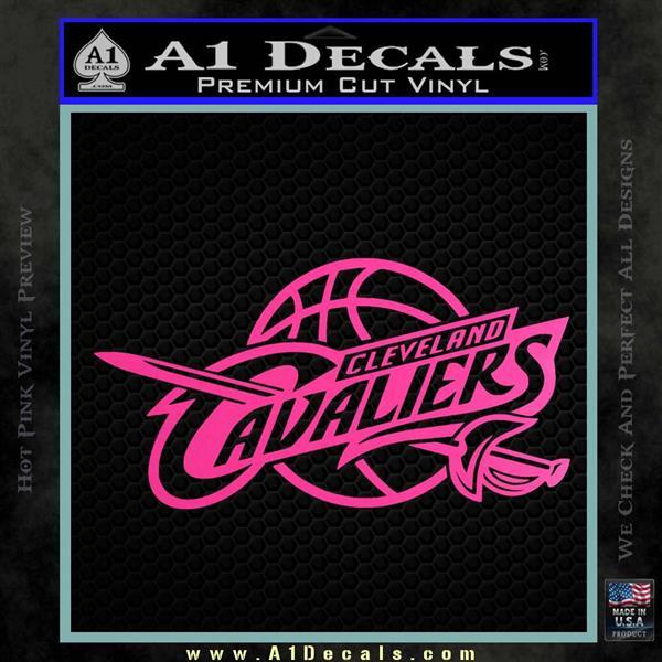 Pink Cavalier Logo - Cleveland Cavaliers Decal Sticker Full » A1 Decals