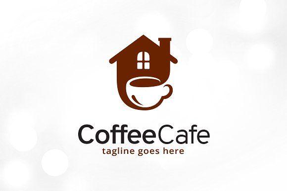 Cafe Logo - Coffee Cafe Logo Template Logo Templates Creative Market