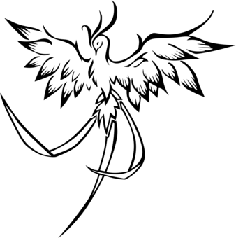 Phoenix Bird Drawing Logo - Phoenix bird drawings- pictures and cliparts, download free.