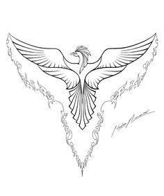 Phoenix Bird Drawing Logo - 137 Best Fenix images in 2019 | Mythological creatures, Phoenix bird ...