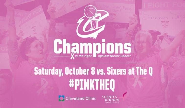 Pink Cavalier Logo - Cavs Host “Breast Cancer Awareness Night” | Cleveland Cavaliers