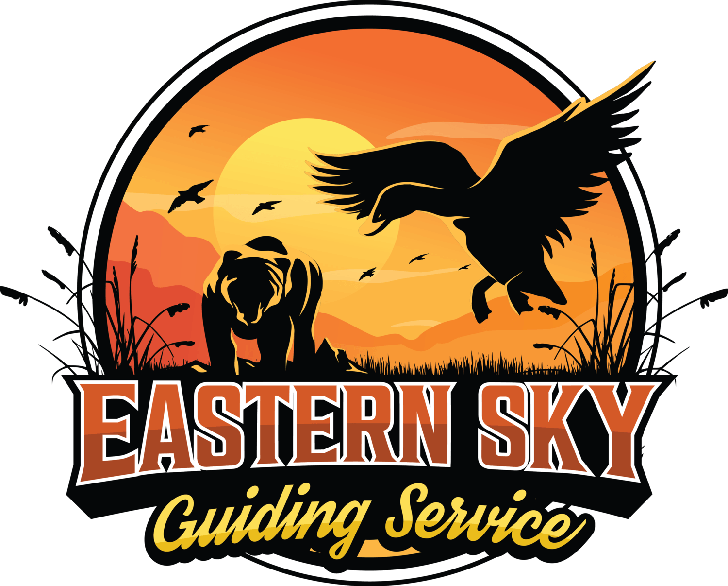 Bear Hunter Logo - Eastern Sky Guiding Services — Bear Hunting