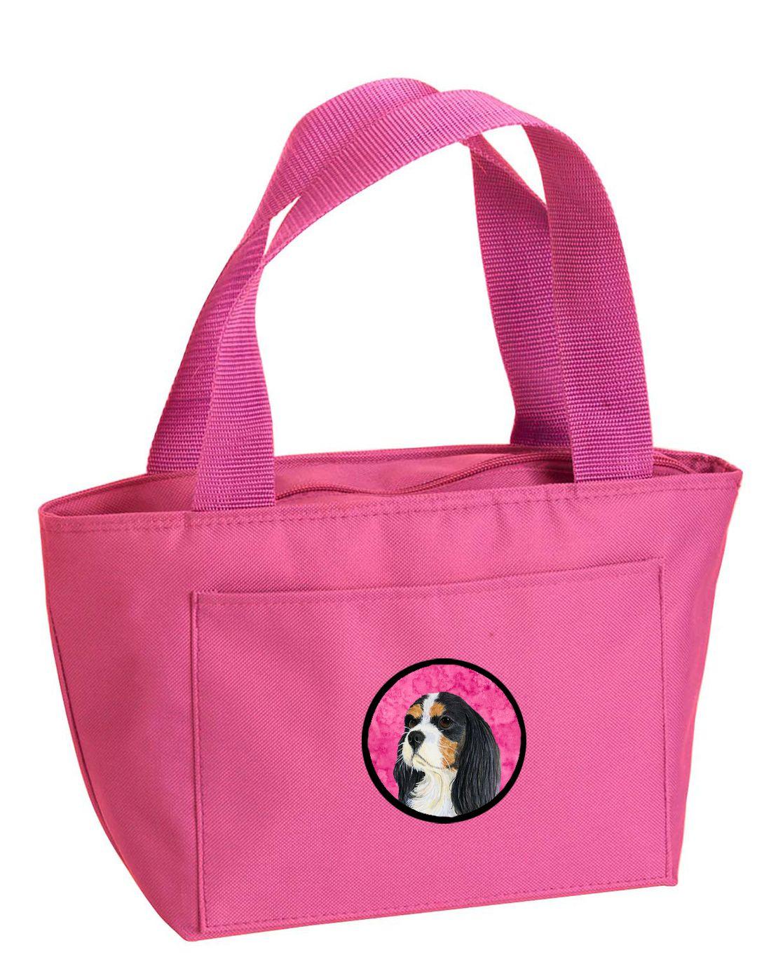 Pink Cavalier Logo - Carolines Treasures LH9369PK-8808 Pink Cavalier Spaniel Lunch Bag or ...