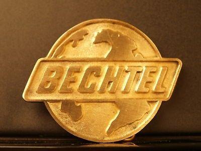 Bechtel Logo - Vtg Bechtel Logo Solid Bronze Dynabuckle Belt Buckle | #149765481
