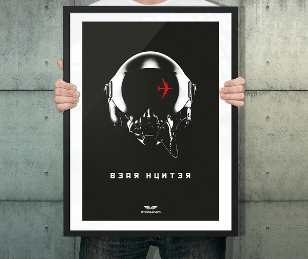 Bear Hunter Logo - Bear Hunter - A2 poster | Flyingraphics