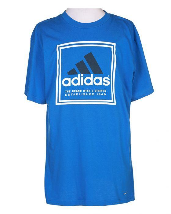 Blue L Logo - Adidas Blue Logo Short Sleeve T-Shirt - L Blue £12.0000 | Rokit ...