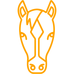 Orange Horse Logo - Free Orange Horse Icon - Download Orange Horse Icon