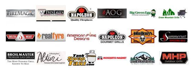 Gas Grill Brands Logo - Gas Grills Fire Pits Fireplaces Outdoor Kitchens | Florida