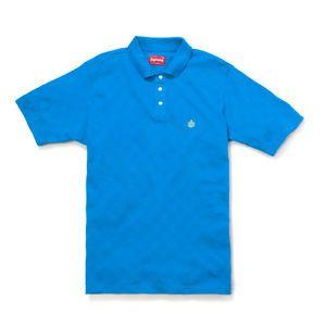 Blue Check Logo - Supreme Jacquard Check Polo Box Logo Shirt (blue L) | eBay